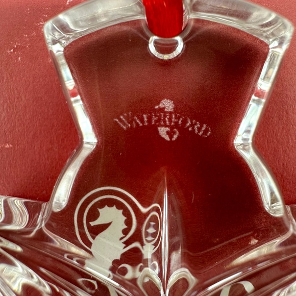 WATERFORD CRYSTAL Christmas Holiday Snowflake Ornament 4" x 3.5" With Box - Picture 7 of 16